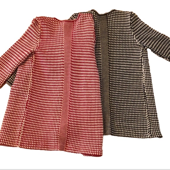 2 TALBOTS 100% Merino Wool Open Front Cardigans - VERY WARM! - Picture 16 of 16